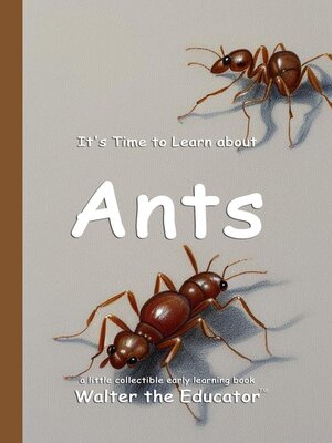 cover image of It's Time to Learn about Ants